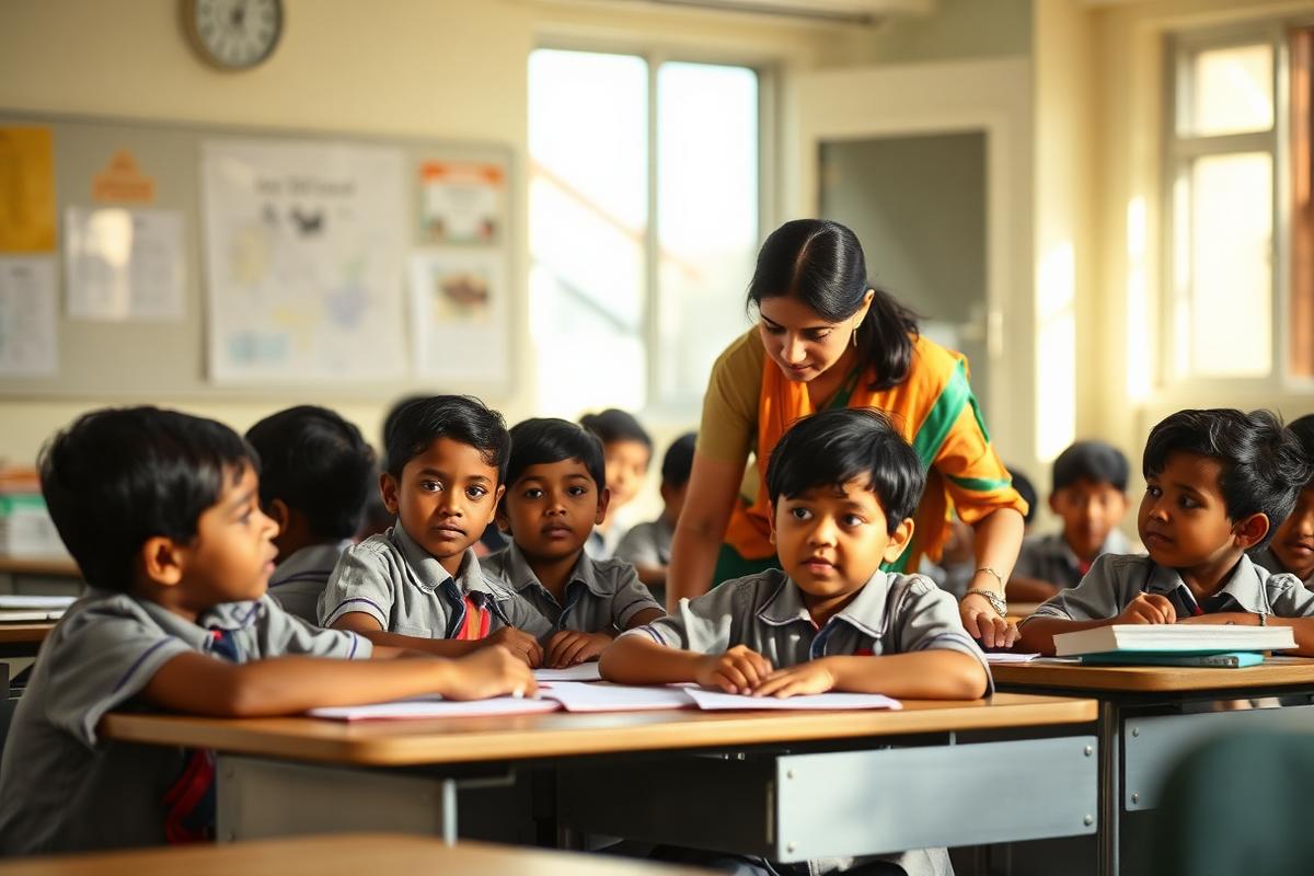 Students in classroom